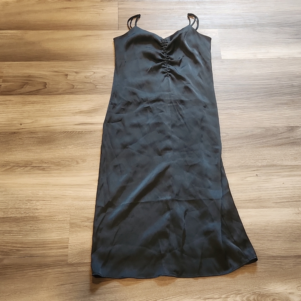 Express Emerald Green Slip On Dress